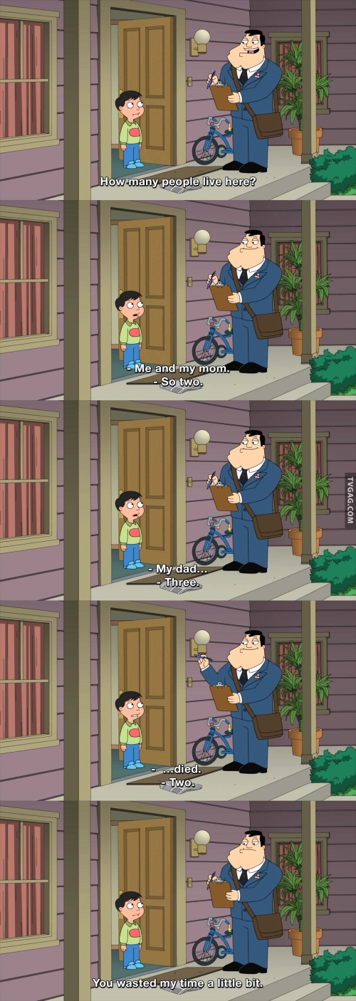 American Dad - How many people live here?
