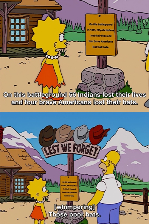 The Simpsons - On this battleground in 1881