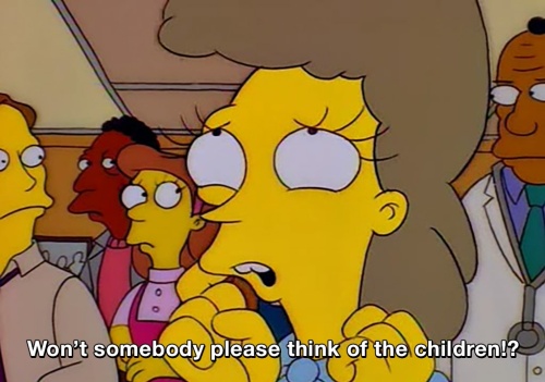 The Simpsons - Won’t somebody please think of the children!?