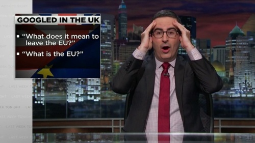 Last Week Tonight with John Oliver - Googled in the UK