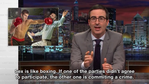 Last Week Tonight with John Oliver - Sex is like boxing