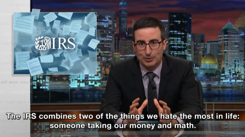 Last Week Tonight with John Oliver - The IRS combines two things