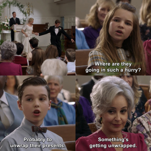 Young Sheldon - Where are they going in such a hurry?
