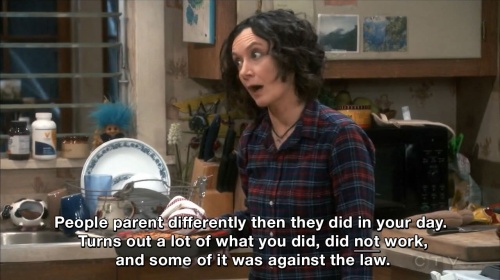 Roseanne - People parent differently then they did in your day