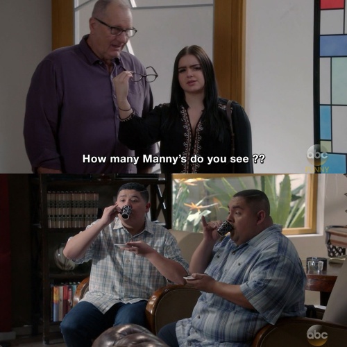 Modern Family - How many Manny's do you see ??
