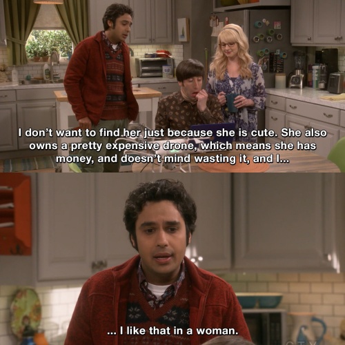 The Big Bang Theory - I like that in a woman