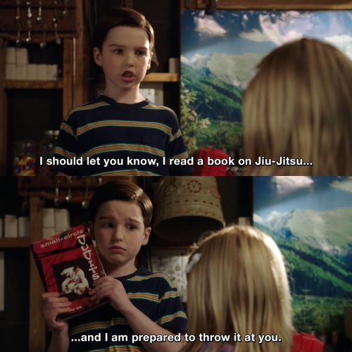 Young Sheldon - I read a book on Jiu-Jitsu