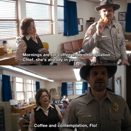 Stranger Things - Mornings are for coffee and contemplation