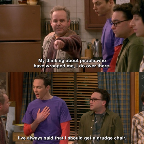 The Big Bang Theory - My thinking about people who have wronged me…