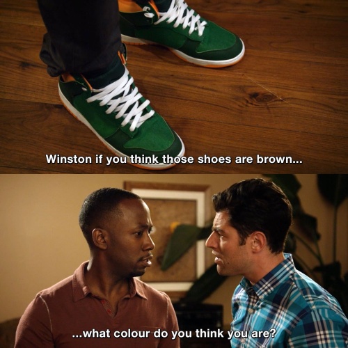 New Girl - What colour do you think you are?