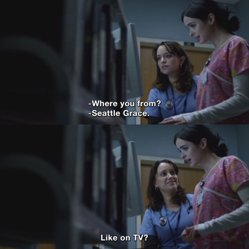 Jessica Jones - Reference to Grey's hahaha... Jess you're the best