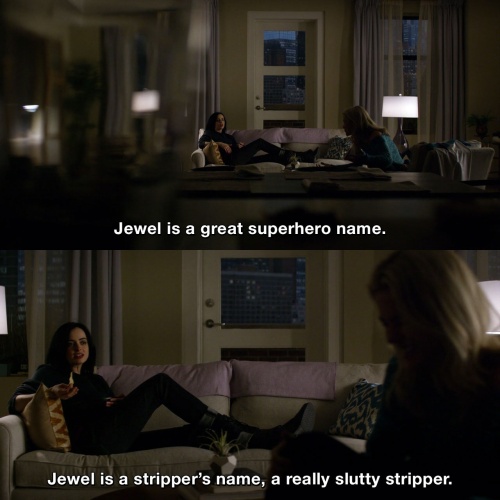 Jessica Jones - Jewel is a great superhero name