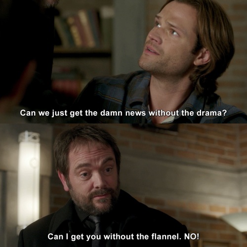 Supernatural - Can we just get the damn news without the drama