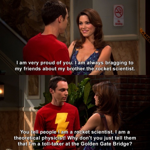 The Big Bang Theory - A rocket scientist?