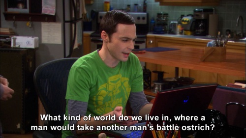 The Big Bang Theory - What kind of cruel world do we live in