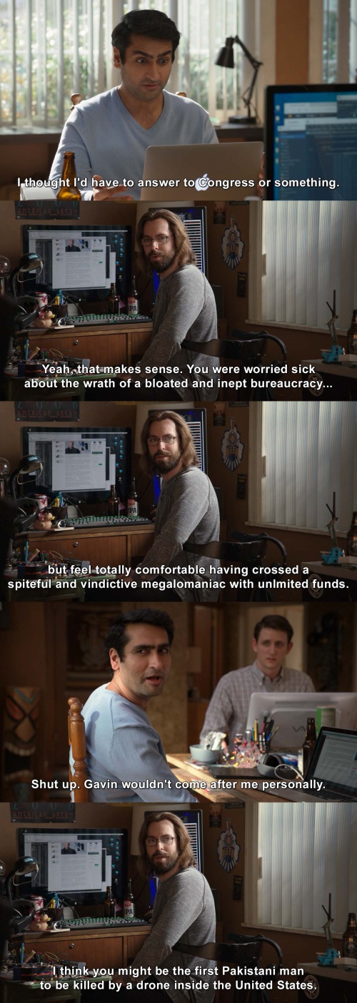Silicon Valley - I thought I'd have to answer to Congress
