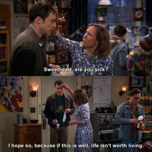 The Big Bang Theory - Sweetheart, are you sick?