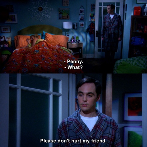 The Big Bang Theory - Please don't hurt my friend.