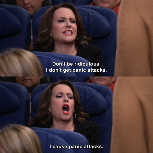 Will and Grace - I don't get panic attacks