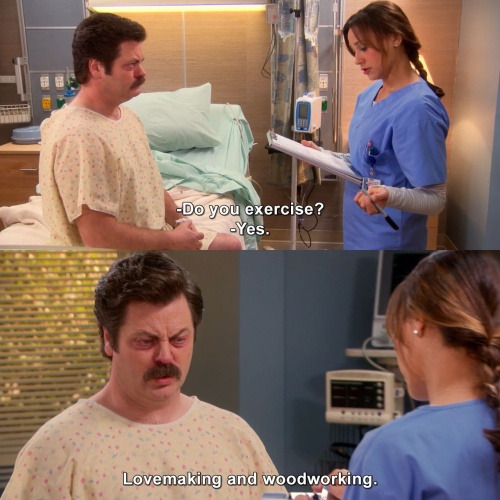 Parks and Recreation - Do you exercise?