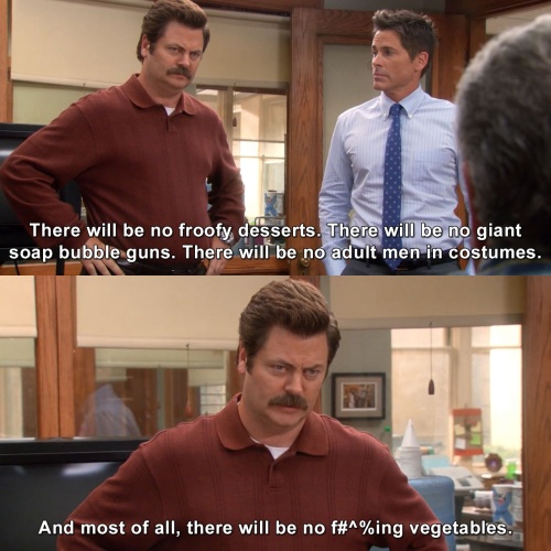 Parks and Recreation - BBQ is about good shared meat!