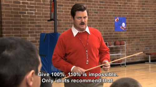Parks and Recreation - Give 100%
