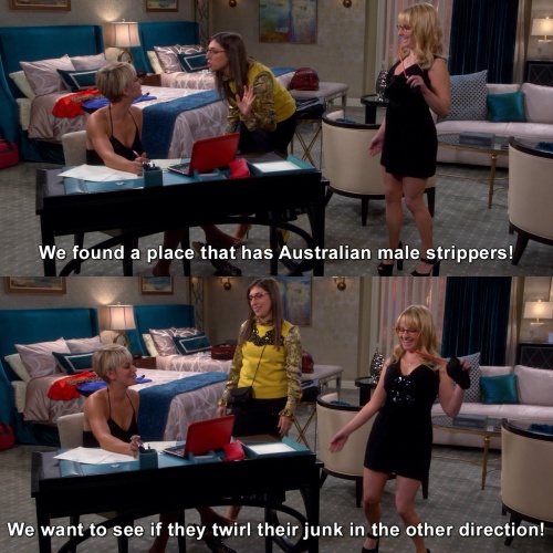 The Big Bang Theory - We found Australian male strippers!