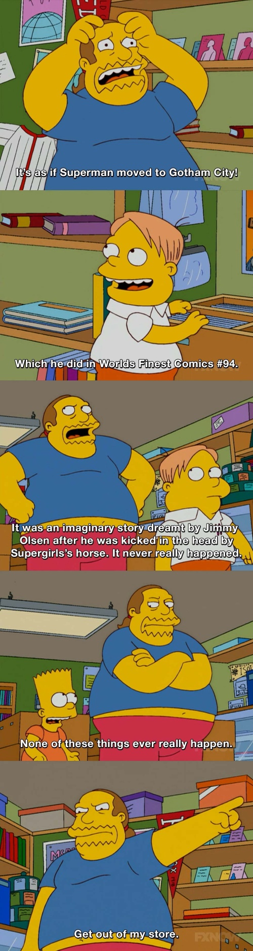 The Simpsons - It’s as if Superman moved to Gotham City!