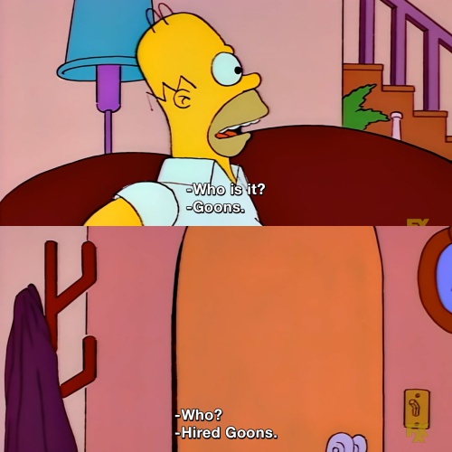 The Simpsons - Don't open the door
