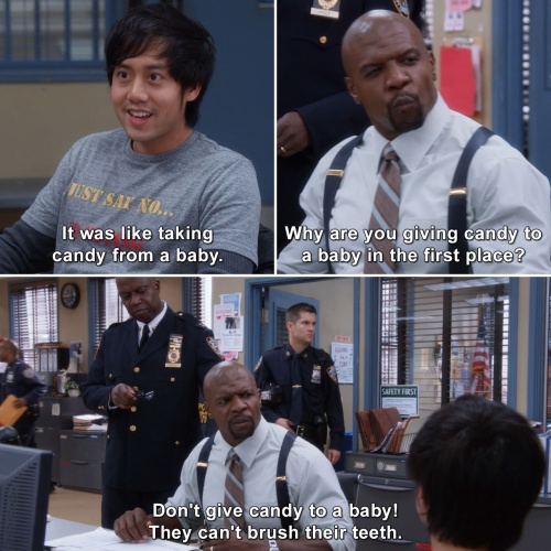 Brooklyn Nine-Nine - It was like taking candy from a baby