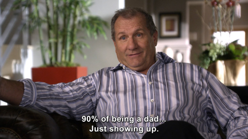 Modern Family - 90% of being a dad?