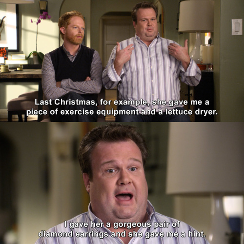 Modern Family - She gave me a piece of exercise equipment