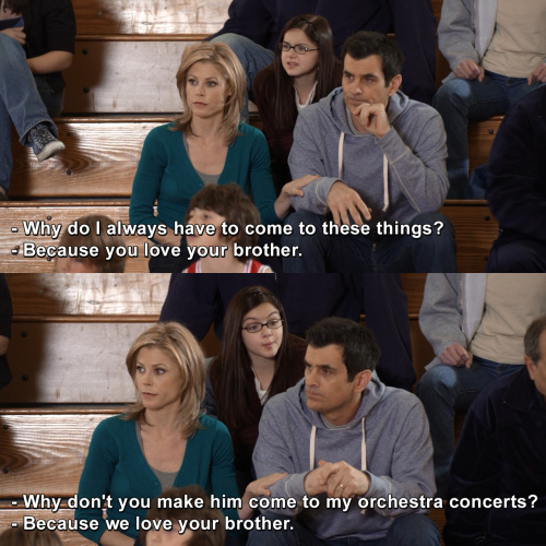 Modern Family - Because you love your brother.