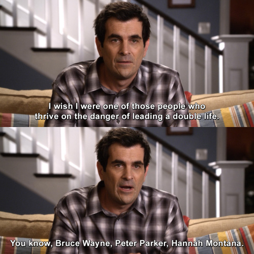 Modern Family - Phil about leading a double life