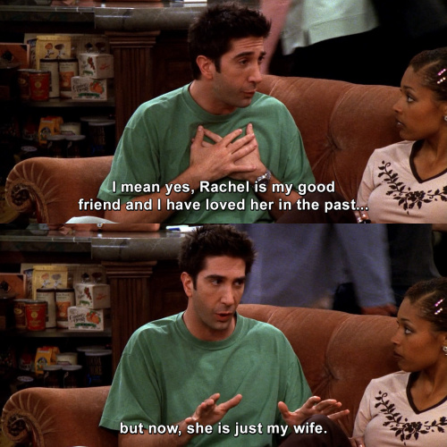 Friends - The One Where Ross Hugs Rachel