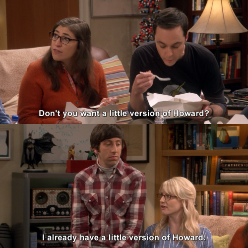The Big Bang Theory - Don't you want a little version of Howard?