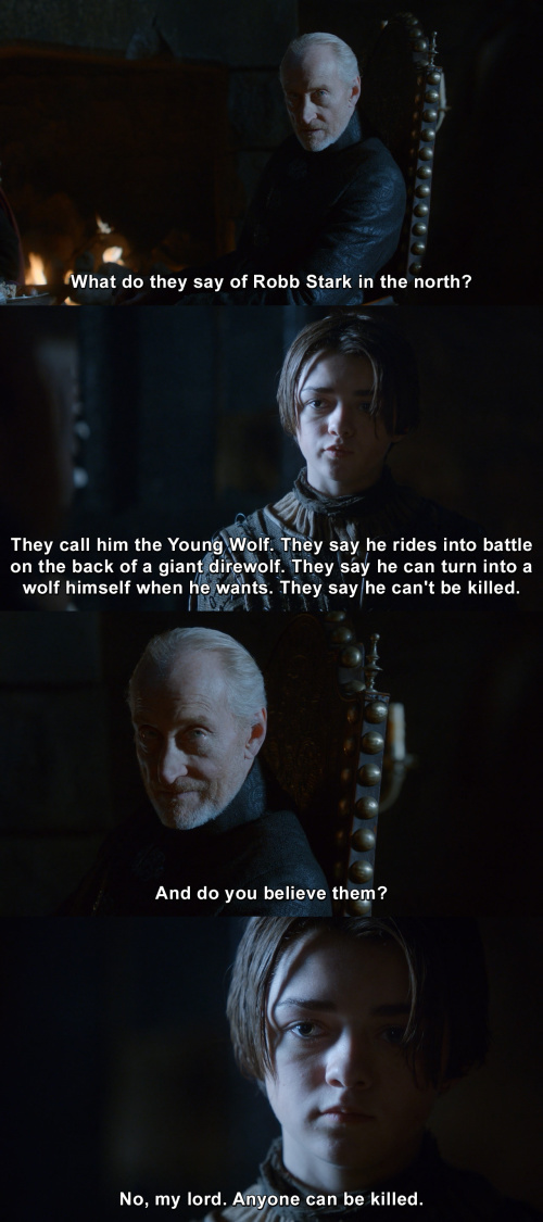 Game of Thrones - Anyone can be killed.