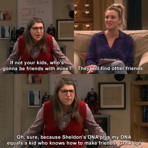 The Big Bang Theory - She kind of has a point