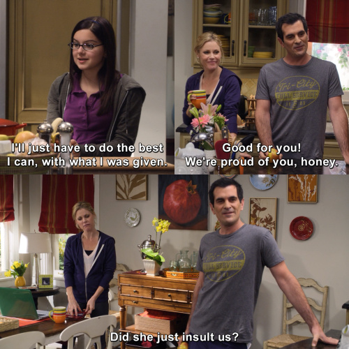 Modern Family - Doing the best with what was given.