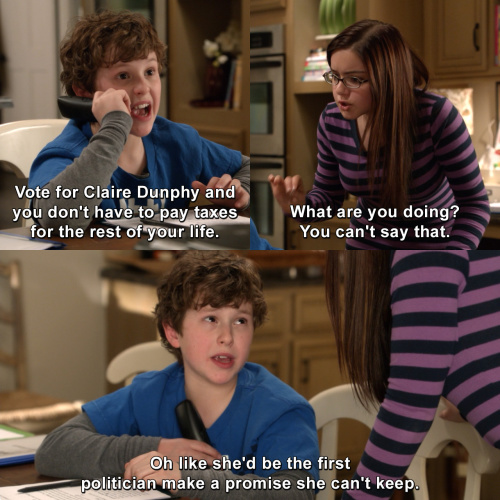 Modern Family - You can't say that. 