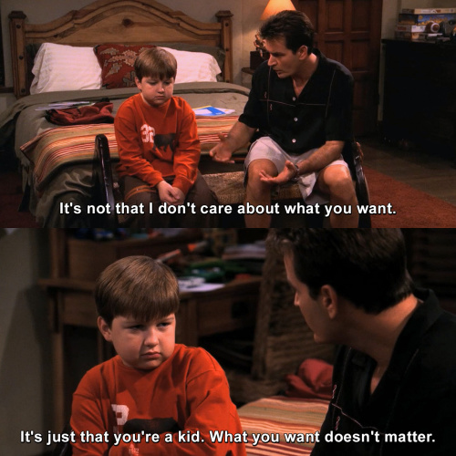 Two and a Half Men - It's not that I don't care