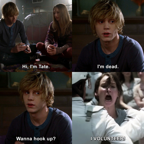 American Horror Story - Hi, I'm Tate. I'm dead. Wanna hook up? 