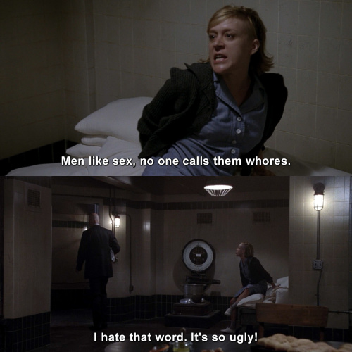 American Horror Story - Men like sex, no one calls them whores.