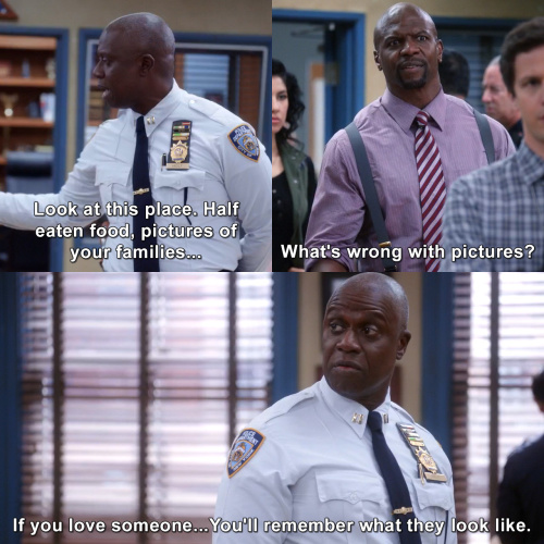 Brooklyn Nine-Nine - What's wrong with pictures?