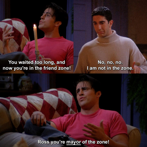Friends - You're in the friend zone!