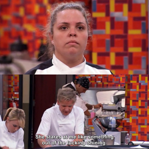 Hells Kitchen - Don’t stare at me, Mary!