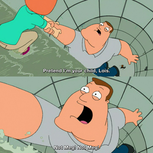 Family Guy - Joe, you're too heavy.
