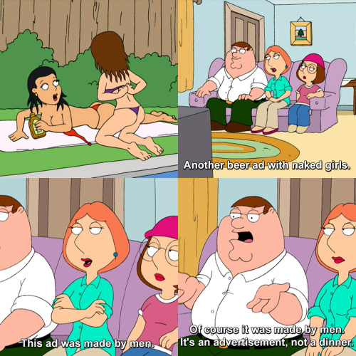 Family Guy - Another beer ad with naked girls