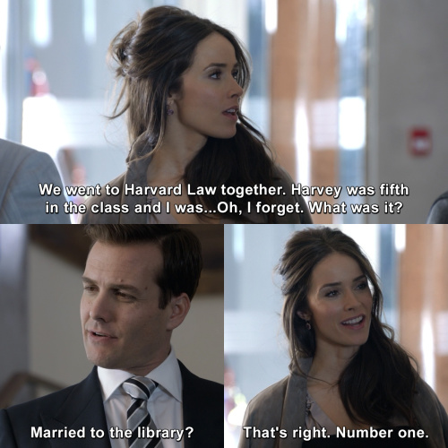 Suits - You two know each other? 