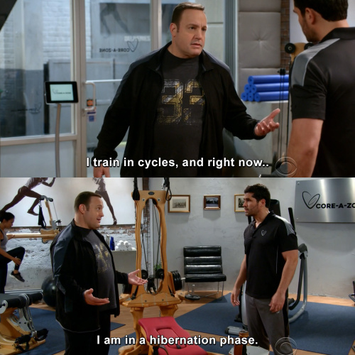 Kevin can wait - I train in cycles